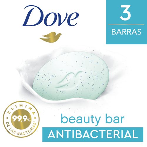 Jabón Dove Cuida Protege 3 Barras 90 Gr Unilever