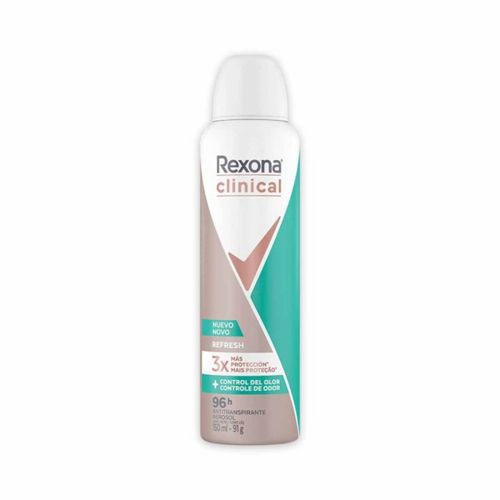 Desodorante Rexona W Aerosol Clinical Refresh 150 Ml Unilever