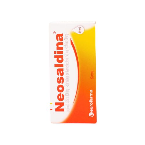 Neosaldina Dipirona 300Mg Cafeína 50 Mg Isometepteno 30 Mg Frasco X 30 Ml Gotas Solución Eurofarma