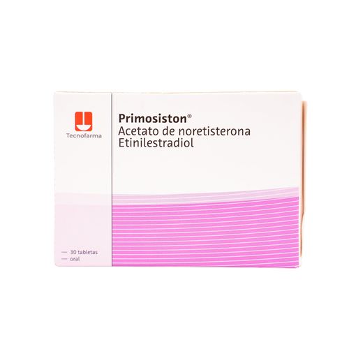 Primosiston Noretisterona Etinilestradiol Oral Caja X 30 Tabletas Tecnofarma