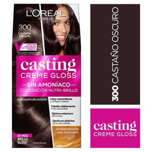 Tinte Casting Cream Gloss Tono 300 Tubo X 45 Gr Loreal