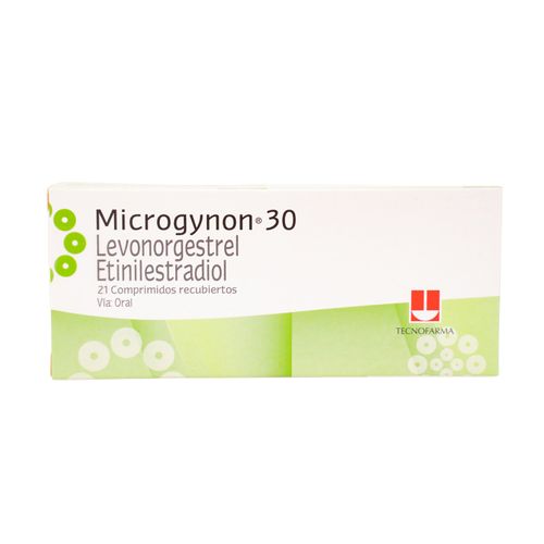 Microgynon Etinilestradiol 30 Mcg Levonorgestrel 150 Mcg Caja X 21 Comprimidos Tecnofarma