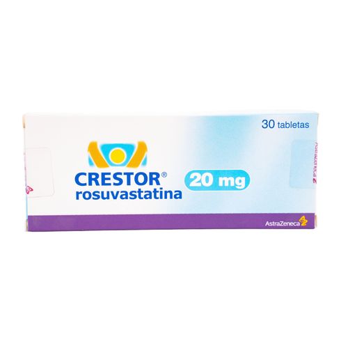 Crestor Rosuvastatina 20 Mg Caja X 30 Tabletas Zeneca