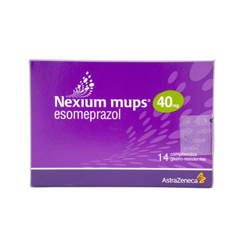Nexium Mups 40 Mg Caja X 14 Comprimidos Tableta Zeneca