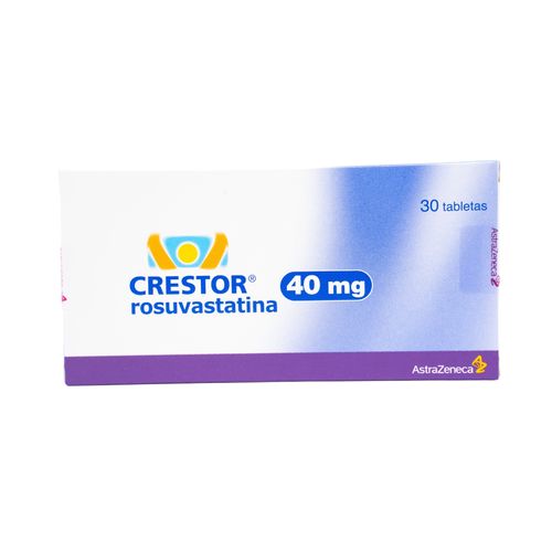 Crestor Rosuvastatina 40 Mg Caja X 30 Tabletas Zeneca