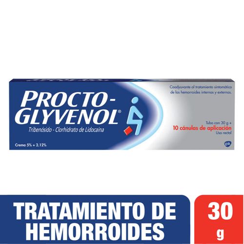 Procto Glyvenol Crema Antihemorroidal Tubo X 30 Gr Gsk