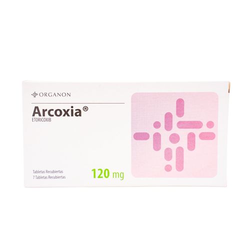 Arcoxia Etoricoxib 120 Mg Caja X 7 Tabletas Organon