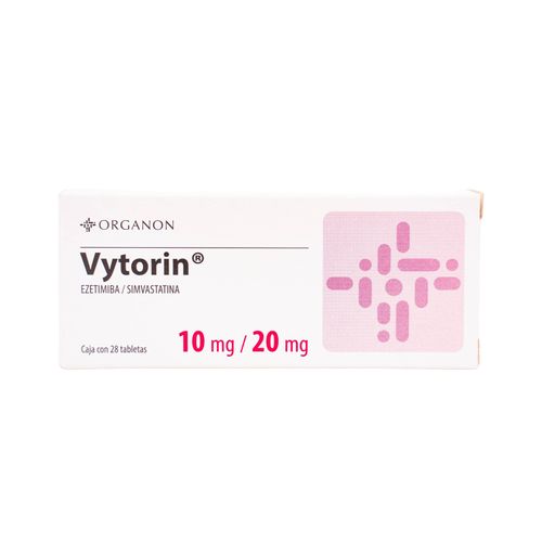 Vytorin Ezetimiba Simvastatina 10/20 Mg Caja X 28 Tabletas Organon