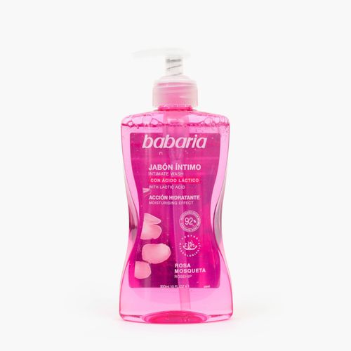 Jabón Íntimo Babaria Rosa Mosqueta Frasco X 300 Ml