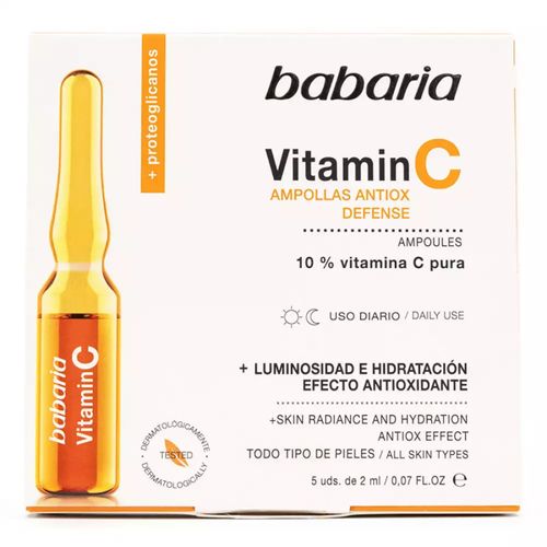 Ampollas Babaria Vitamina C 5 Und 2 Ml