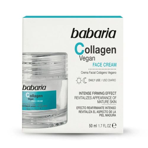 Crema Facial Babaria Colágeno Vegan 50 Ml