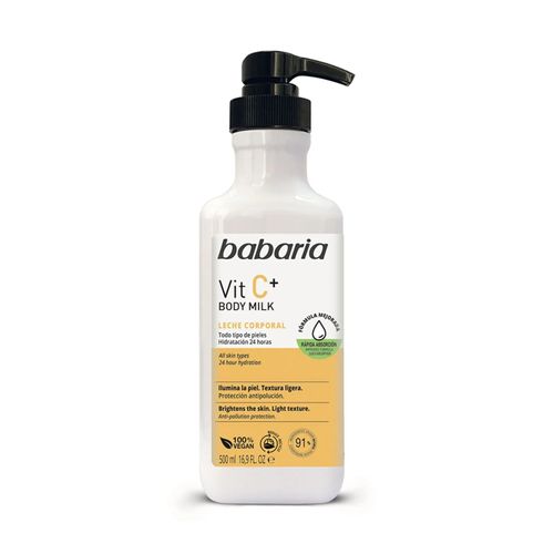 Crema Corporal Babaria Leche Vitamina 500 Ml