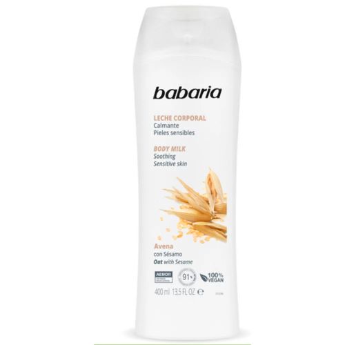 Crema Corporal Babaria Leche Avena Frasco X 400 Ml