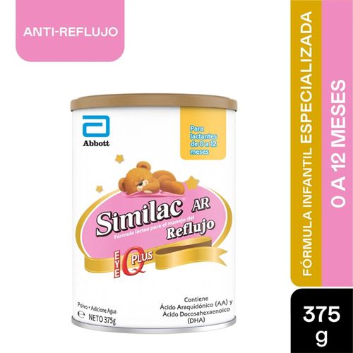Similac Ar Reflujo Eye Q 375 Gr Polvo Infantil Lata X 375G Abbott