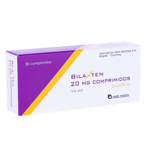 Bilaxten Bilastina 20 Mg Caja X 30 Comprimidos Bcn Medical