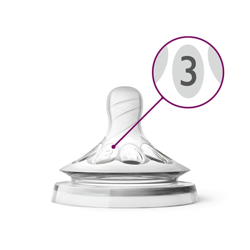 Avent tetina natural 2.0 flujo medio x2
