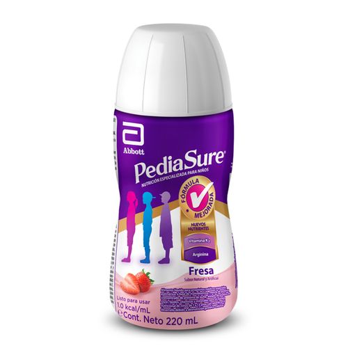 Pediasure Líquido Fresa Botella X 220 Ml Abbott