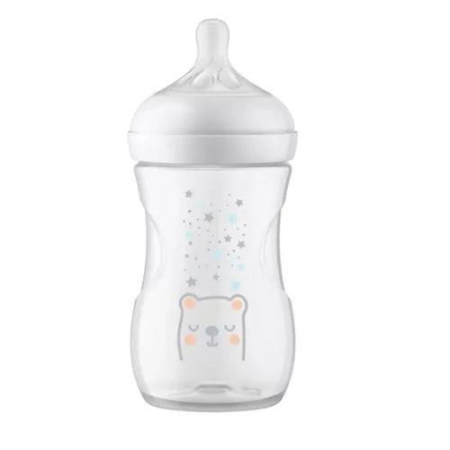 Biberon Natural 3.0 Afv Decorado Oso Avent