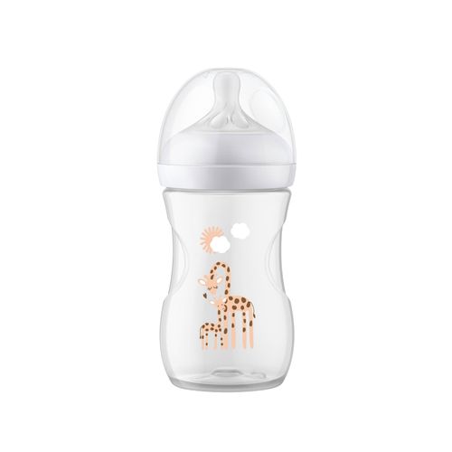 Biberon Natural 3.0 Decorado Jirafa Avent