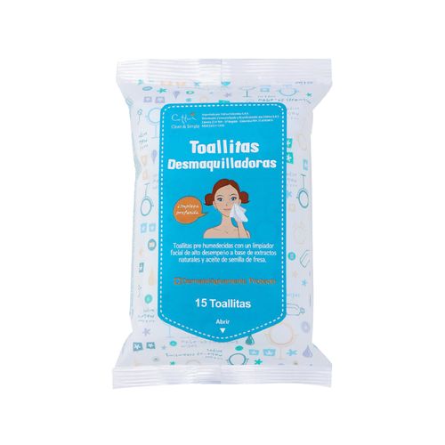 Toallas Desmaquilladoras Cettua X 15 Unidades Bigen