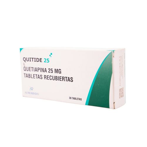 Quitide Quetiapina 25 Mg Caja X 30 Tabletas Novamed