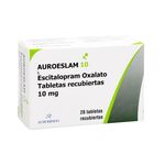Auroeslam Escitalopram 10 Mg x 28 Tabletas