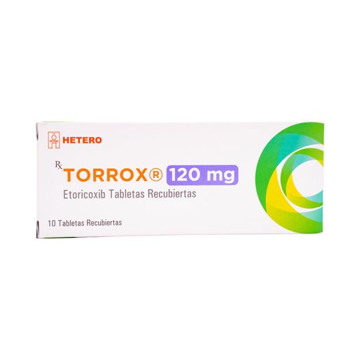 Torrox Etoricoxib 120 Mg Caja X 10 Tabletas Hetero