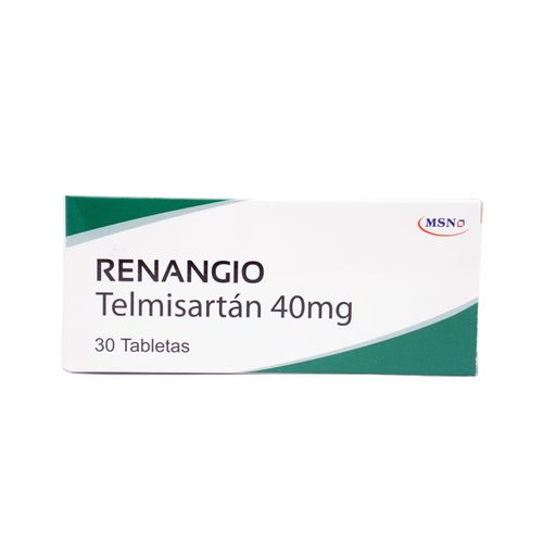 Renangio Telmisartan 40 Mg Caja X 30 Tabletas Msn Labs