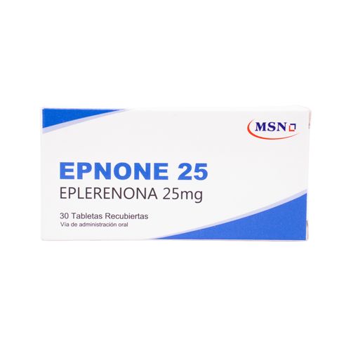 Epnone Eplerenona 25 Mg Caja X 30 Tabletas Msn Labs