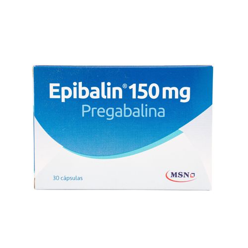 Epibalin Pregabalina 150 Mg Caja X 30 Cápsulas Msn Labs