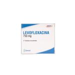 Levofloxacina 750 Mg Caja X 5 Tabletas Gencol