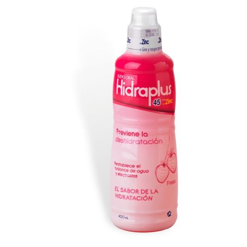 Hidraplus 45 Meq Con Zinc Fresa Frasco X 400 Ml Tecnoquímicas