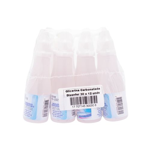 Glicerina Carbonatada 30 Cc X 12 Unidades Disanfer