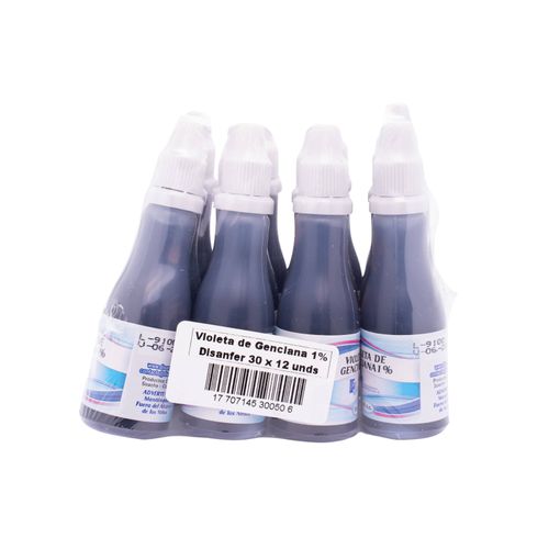 Violeta De Genciana 1% 30 Cc X 12 Unidades Disanfer