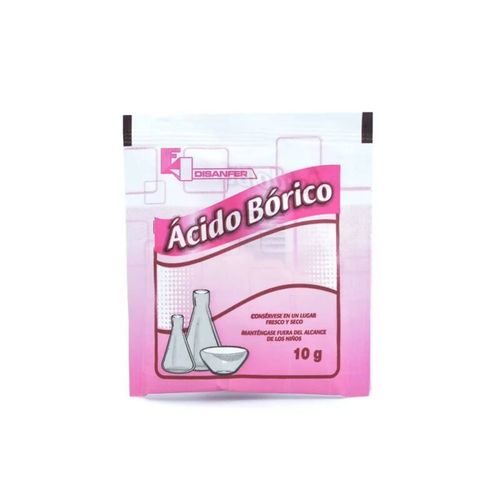 Ácido Bórico 10 Gr X 50 Sobres Disanfer