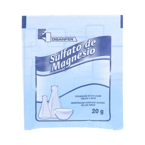 Sulfato De Magnesio 20 Gr 50 Sobres Disanfer