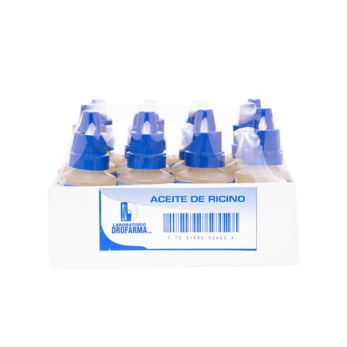 Aceite De Ricino Frasco X 20 Ml Paquete 12 Unidades Drofarma