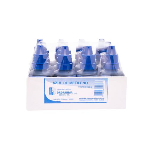 Azul Metileno Caja X 12 Frasco X S 20 Ml Drofarma
