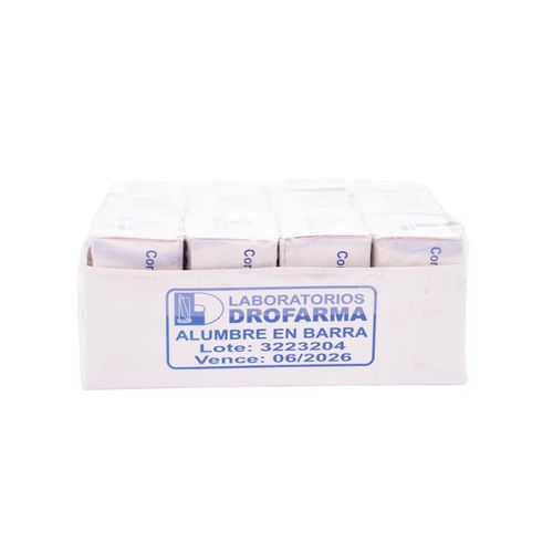 Alumbre Caja X 12 Barras 15 Gr Drofarma