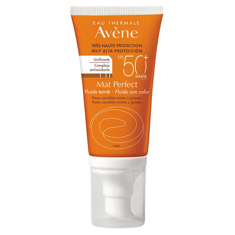 Protector Avene Mat Perfect Fluido Color SPF 50