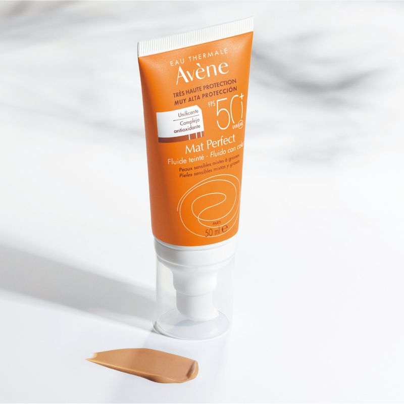 Protector Avene Mat Perfect Fluido Color SPF 50