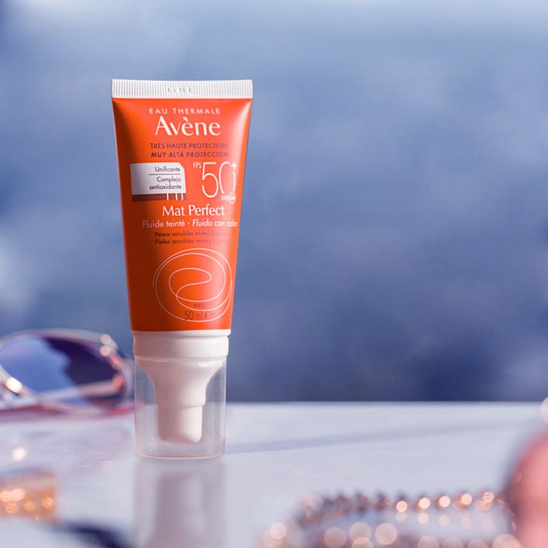 Protector Avene Mat Perfect Fluido Color SPF 50