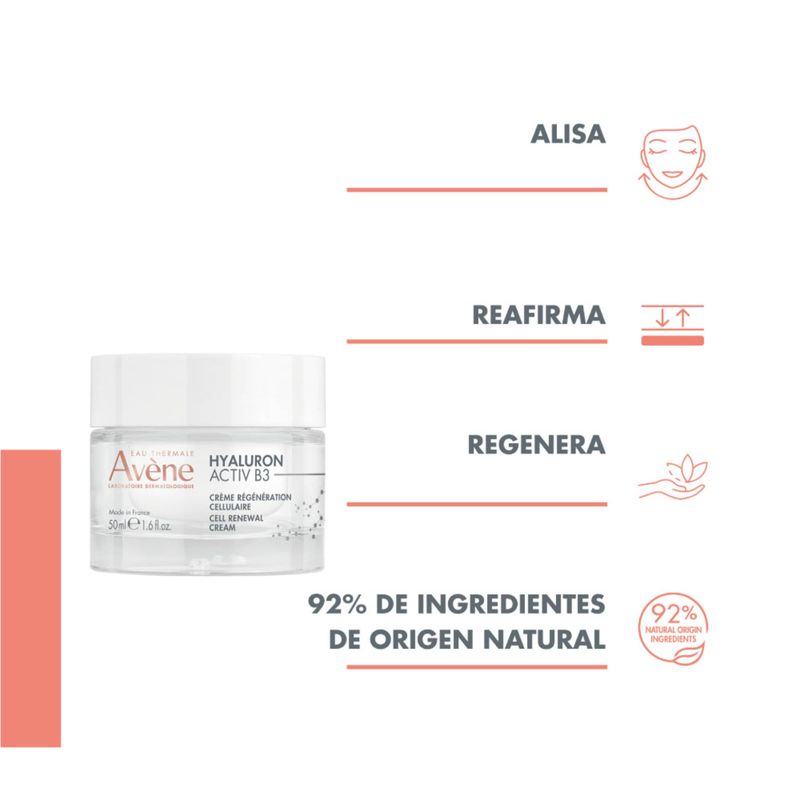 Crema Regeneradora Refills Hyaluron Activ B3 50