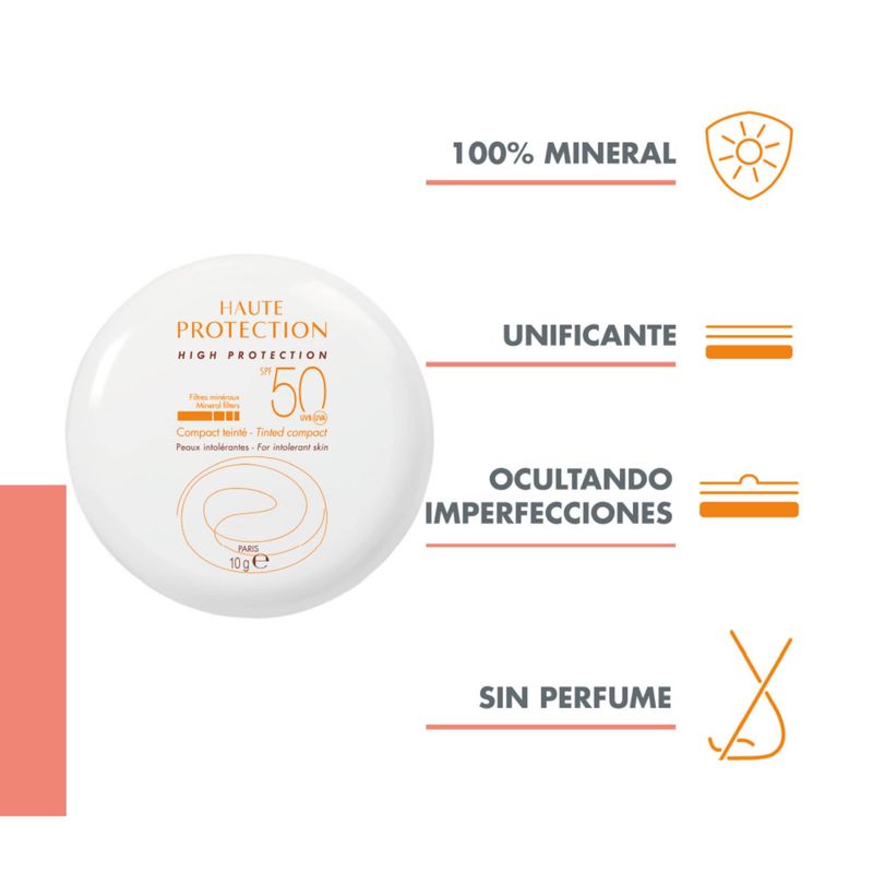 Protector Compacto Avene Dorado Tubo 10g