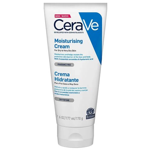 Crema Hidratante Cerave Para Piel Muy Seca Tubo X 170 Gr
