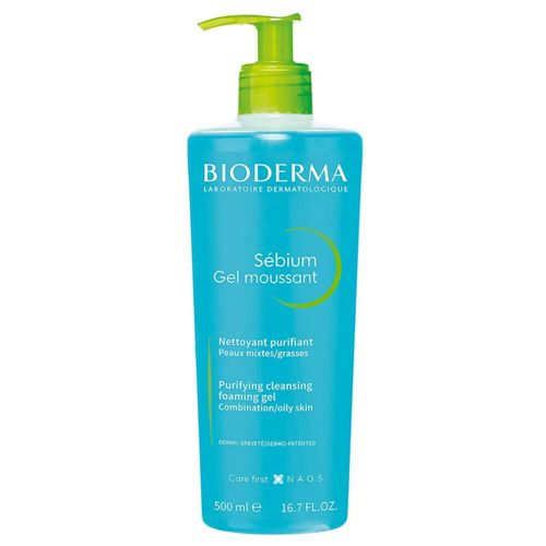 Gel Limpiador Sebium Bioderma Moussant Frasco X 500 Ml