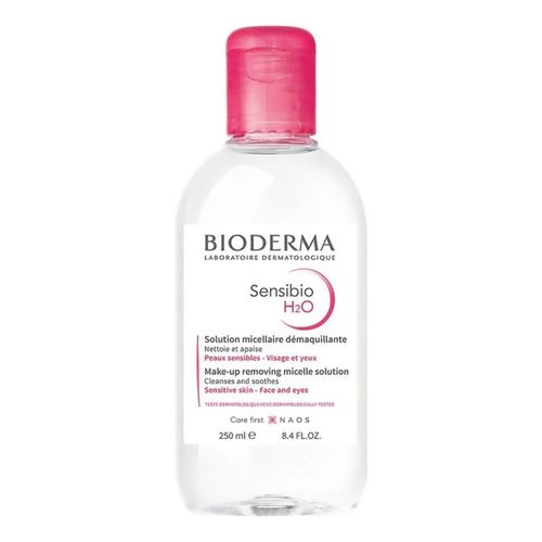 Agua Micelar Sensibio Bioderma H2O Frasco X 250 Ml