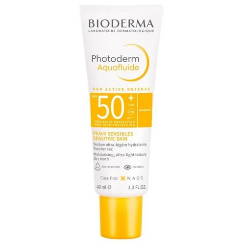 Protector Solar Bioderma Photoderm Aquafluid Neutro Spf 50+ Para Piel Sensible Frasco X 40 Ml
