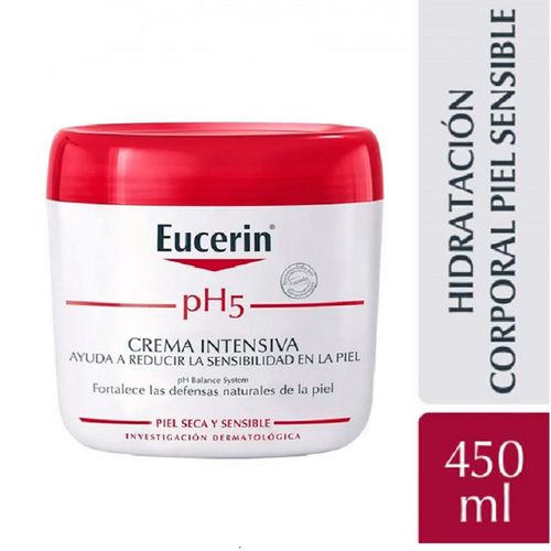 Crema Intensiva Corporal Eucerin Ph5 Para Piel Seca Frasco X 450 Ml