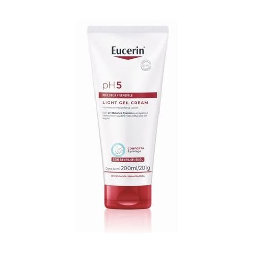 Light Gel Cream Eucerin Para Piel Seca Y Sensible Ph5 Tubo X 200 Ml